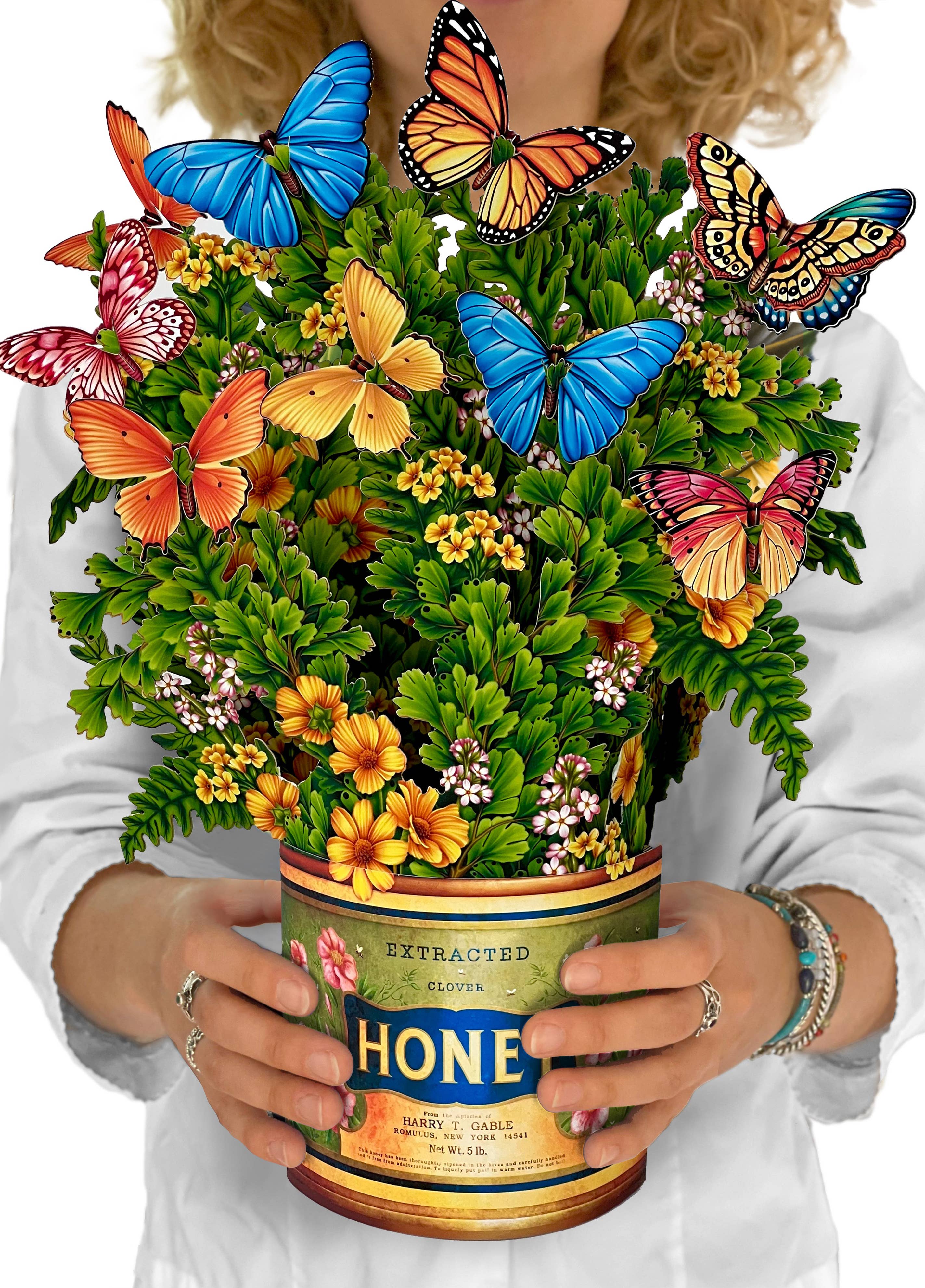 FreshCut Butterflies & Buttercups Pop-Up Greeting Card